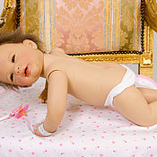 Винтаж: Кукла фарфоровая Изумруд роскошь в стиле ретро фото модель