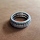 Ring with Swarovski crystals, Swarovski. Rings. SilkAlso. Online shopping on My Livemaster.  Фото №2