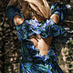 Silk blue boho dress. Dresses. Платья LOVARTY. My Livemaster. Фото №5