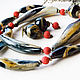 'Chinese lacquer' blown organic beads and Earrings, Jewelry Sets, St. Petersburg,  Фото №1