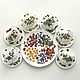 Painted porcelain tea Set assorted Berries. Tea & Coffee Sets. ArtFlera (artflera). Online shopping on My Livemaster.  Фото №2