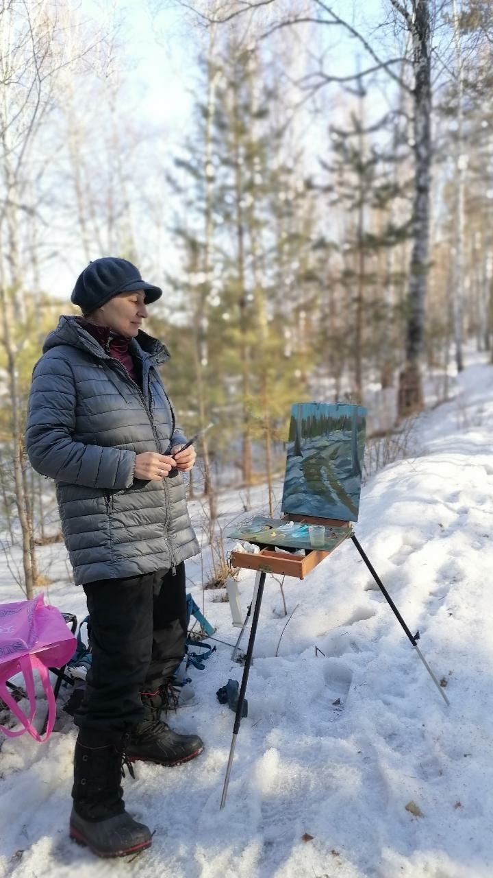 Пленэр ранней весной