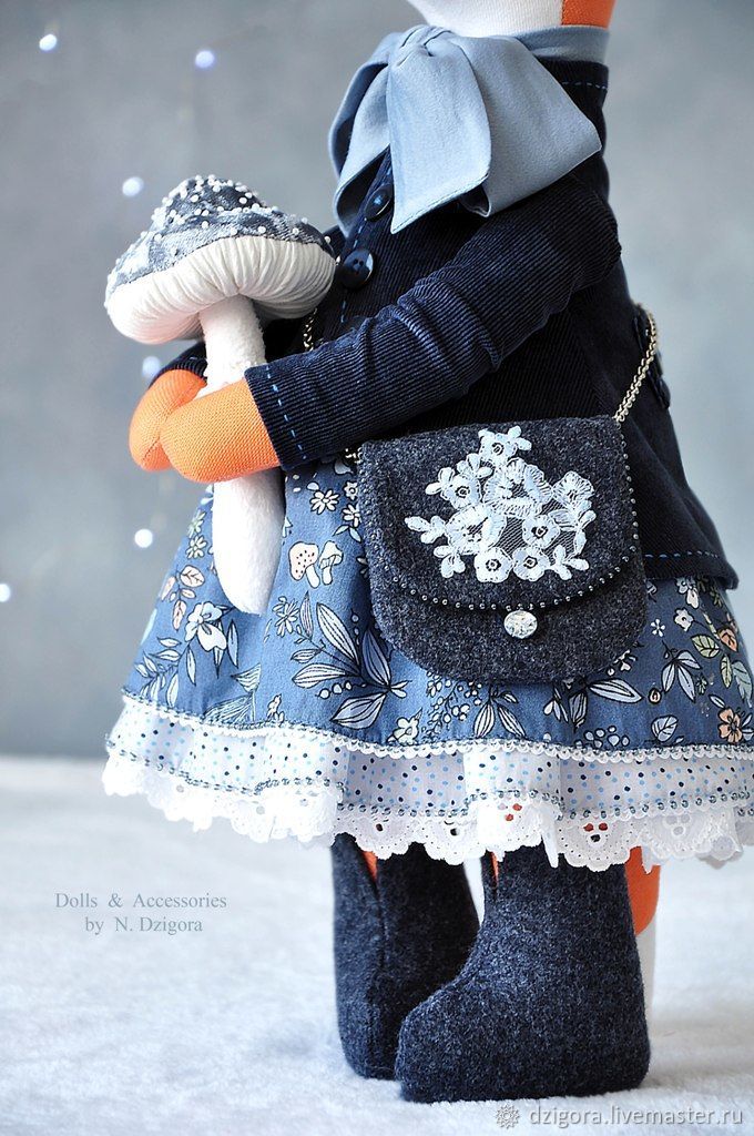 Элиза. Лисичка, текстильная игрушка – заказать на Ярмарке Мастеров ...