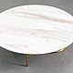 Кофейный стол picasso, light marble. Столы. Old Loft. Ярмарка Мастеров.  Фото №5