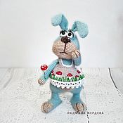 Куклы и игрушки handmade. Livemaster - original item Rabbit Bunny knitted toy. Handmade.