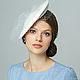 Wedding hat with a veil 'Selena', Sombreros de la boda, Moscow,  Фото №1