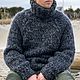 Объемный свитер  ручной вязки из ангоры и мохера, Свитеры, Нальчик,  Фото №1
