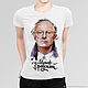 T-shirt cotton 'Joseph Brodsky'. T-shirts and undershirts for men. Dreamshirts. Online shopping on My Livemaster.  Фото №2