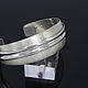Minima Series Cone Cuff Bracelet in ASH0014 combination silver. Cuff bracelet. Sunny Silver. My Livemaster. Фото №5