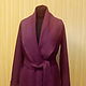 Order A light coat of loden clothes cardigan - Beet. AVS -dressshop. Livemaster. . Coats Фото №3