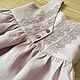 Linen sundress for girls 'Rose garden' height 116 cm. Dresses. LINEN STYLE. Online shopping on My Livemaster.  Фото №2