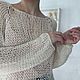 Заказать Свитер паутинка. MY FLOWER KNITTING. Ярмарка Мастеров. . Свитеры Фото №3