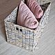 Плетёный короб для хранения. Короб. Lovelyitems. Ярмарка Мастеров.  Фото №6