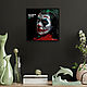 Артбокс Joker "Хоакин Феникс" 25х25 см. Картины. Интерьерные картины Poly Print Art. Ярмарка Мастеров.  Фото №4