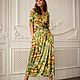 Order Dress with a smell knitted ' Flower geometry'. Alexandra Maiskaya. Livemaster. . Dresses Фото №3