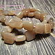 Oligoclase solar stone faceted square. Beads1. Elena (luxury-fittings). Online shopping on My Livemaster.  Фото №2