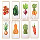 Watercolor paintings with vegetables, 8 pieces, Pictures, Zaporozhye,  Фото №1