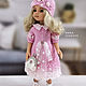 Order Clothes for Paola Reina and little darling. Delicate pink set. DeSouris (desouris). Livemaster. . Clothes for dolls Фото №3