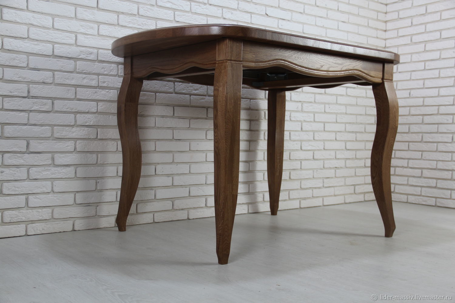 Классический овальный стол из массива дуба "Классик" в интернет ...