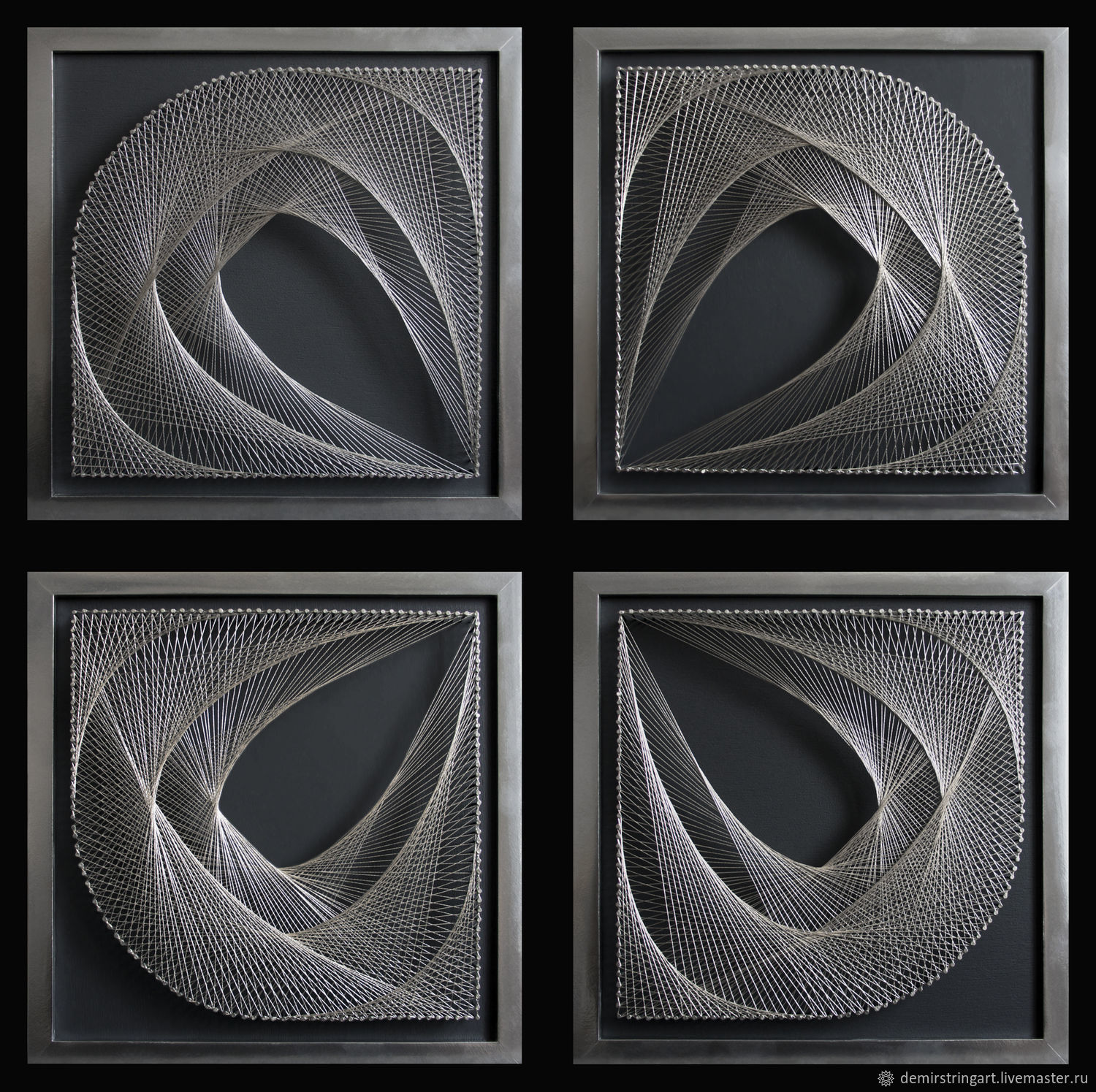String Art panels of four parts заказать на Ярмарке Мастеров