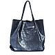 Order Bag Silver Shiny Leather Blue Shopper Package Tote Bag. BagsByKaterinaKlestova (kklestova). Livemaster. . Tote Bag Фото №3