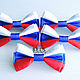 Бабочка галстук флаг России, атлас, Галстуки, Оренбург,  Фото №1
