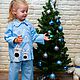 Order Pajamas for girls Christmas collection'Merry reindeer'. Alexandra Maiskaya. Livemaster. . Pajamas and robes Фото №3