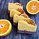 Natural soap from scratch, handmade 'Orange and chocolate', Soap, Naberezhnye Chelny,  Фото №1
