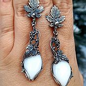 Украшения handmade. Livemaster - original item Sterling silver earrings. earrings