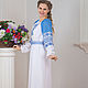 Linen dress Burdock happiness Russian, Folk dresses, Omsk,  Фото №1
