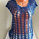 Top openwork 'Anyuta' handmade, Tops, Dmitrov,  Фото №1