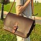 Сумка мессенджер почтальон Mail. Сумка почтальона. Pavel Pavlov | Leather Goods. Ярмарка Мастеров.  Фото №4
