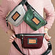 Bordo leather waist bag. Waist Bag. Mart Bags (martbags). Online shopping on My Livemaster.  Фото №2