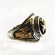 Ring with onyx Guardian Angel. Rings. Persian (persianjewelry) (persianjewelry). Online shopping on My Livemaster.  Фото №2