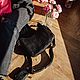 Black Python Leather Bag. Crossbody bag. ulijana-zijangirova. My Livemaster. Фото №6