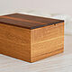 Хлебница. Дуб + орех. Хлебницы. Golfed Woodwork. Ярмарка Мастеров.  Фото №4