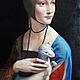 Oil painting 'Lady with an ermine', Pictures, St. Petersburg,  Фото №1