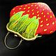 Bag with clasp: ' strawberry'. Clasp Bag. shkiv. My Livemaster. Фото №4