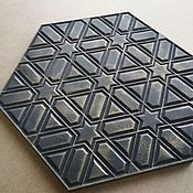 Для дома и интерьера handmade. Livemaster - original item Cast iron tile 265na265mm. Handmade.