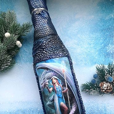 Новогодние чехлы на бутылку шампанского - купить в интернет-магазине webmaster-korolev.ru