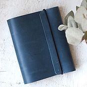 Канцелярские товары handmade. Livemaster - original item Leather notebook with rings compact A6 Notepad made of genuine leather. Handmade.