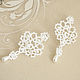 Wedding earrings tatting lace earrings for bride, Earrings, Novosibirsk,  Фото №1
