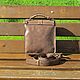 handy: Leather men's bag tablet VICTOR walnut color. Man purse. Tais-bags. Online shopping on My Livemaster.  Фото №2