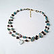 Order Necklace-chain made of garnet, apatite and beryl. Sonia Dov jewellery. Livemaster. . Chain Фото №3