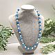 Beads / necklace natural aquamarine and pearls. Beads2. naturalkavni. My Livemaster. Фото №4