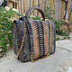 Order Elegant Python leather handbag. exotiqpython. Livemaster. . Classic Bag Фото №3