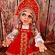 Интерьерная кукла Дуняша. Интерьерная кукла. Куклы от Светланы. Интернет-магазин Ярмарка Мастеров.  Фото №2