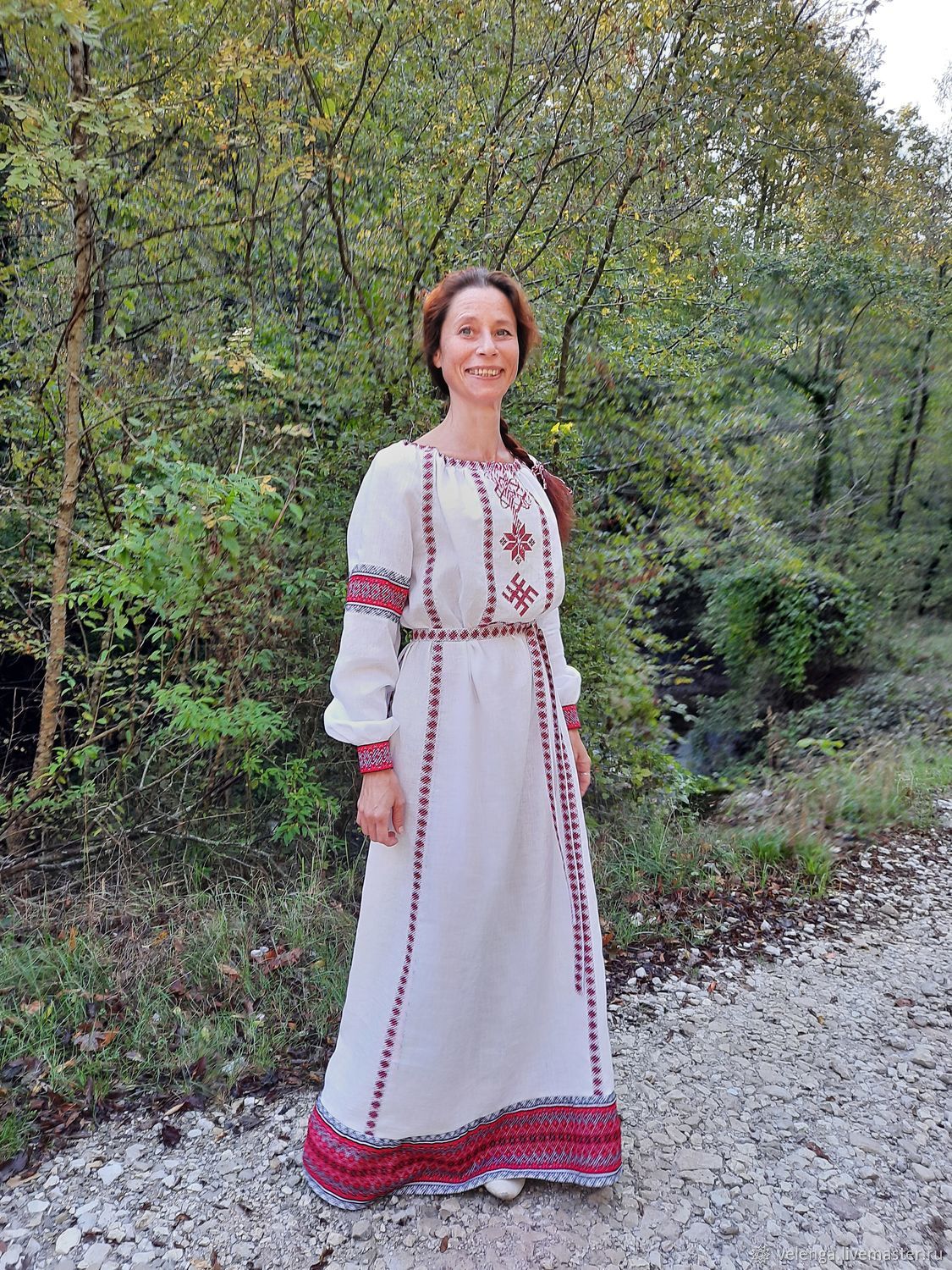 Славянское платье Гармония в интернет-магазине на Ярмарке Мастеров ...