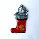 Order Cat brooch 'Puss in a boot'. ETNOMIR (ethnomir). Livemaster. . Brooches Фото №3