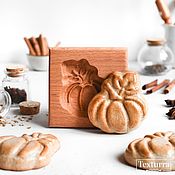Для дома и интерьера handmade. Livemaster - original item Gingerbread Pumpkin Shape. gingerbread Board. Handmade.